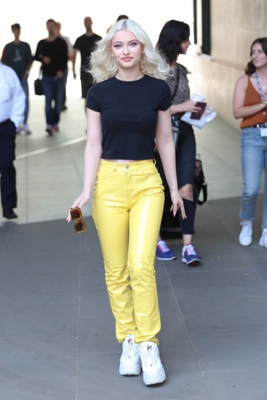 ALICE CHATER Arrives at Cbeebies TV Show in London 08/23/2019