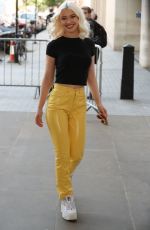 ALICE CHATER Arrives at Cbeebies TV Show in London 08/23/2019