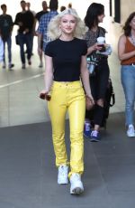 ALICE CHATER Arrives at Cbeebies TV Show in London 08/23/2019