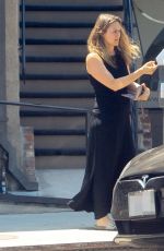 ALICIA SILVERSTONE Feeding Parking Meter in Beverly Hills 08/08/2019