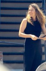 ALICIA SILVERSTONE Feeding Parking Meter in Beverly Hills 08/08/2019