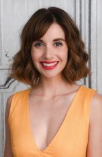 ALISON BRIE at AOL Build Series in New York 08/13/2019