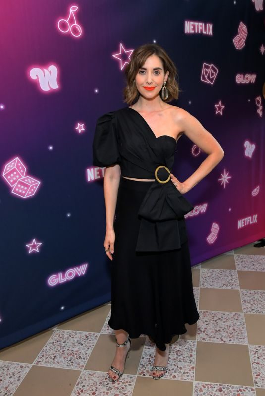 ALISON BRIE at Glow, Season 3 Special Screening in West Hollywood 08/06/2019