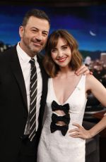 ALISON BRIE at Jimmy Kimmel Live! in Los Angeles 08/01/2019
