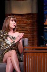 ALISON BRIE at Late Night with Seth Meyers in New York 08/14/2019