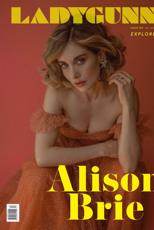 ALISON BRIE in Ladygunn Magazine, August/September 2019