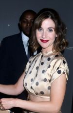 ALISON BRIE Night Out in New York 08/13/2019