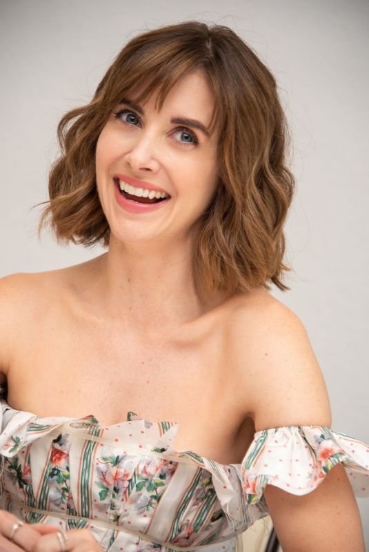 ALSON BRIE at Glow Press Conference in Beverlty Hills 08/06/2019