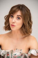 ALSON BRIE at Glow Press Conference in Beverlty Hills 08/06/2019
