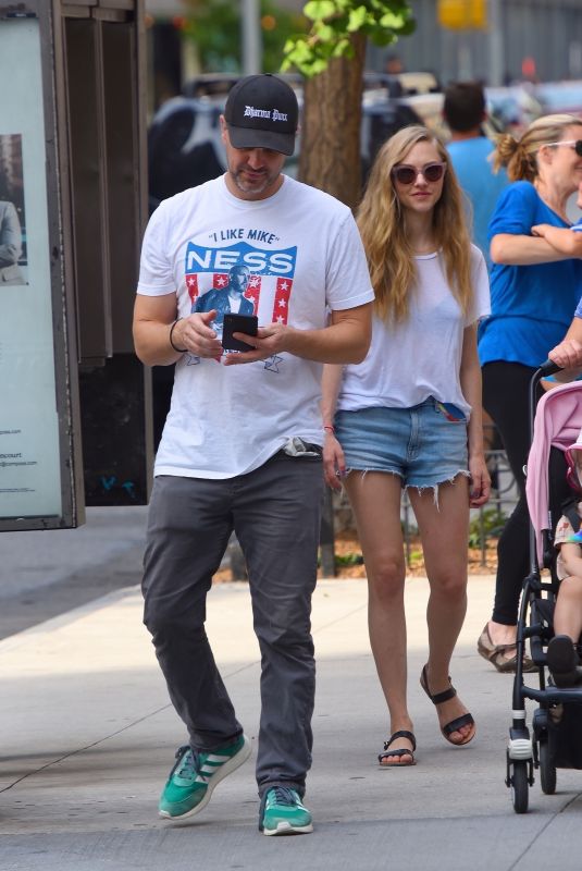 AMANDA SEYFRIED and Thomas Sadoski Out in New York 08/06/2019
