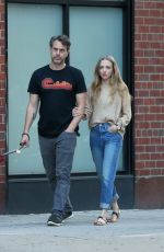 AMANDA SEYFRIED and Thomas Sadoski Out with Finn in New York 08/06/2019