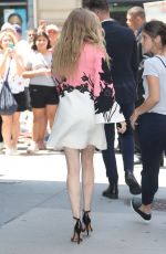 AMANDA SEYFRIED Arrives at AOL Build in New York 08/05/2019