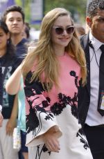AMANDA SEYFRIED Arrives at AOL Build in New York 08/05/2019