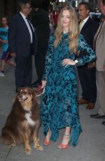 AMANDA SEYFRIED Arrives at Late Show with Stephen Colbert in New York 08/06/2019