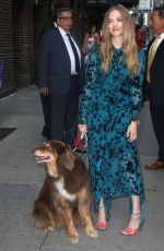 AMANDA SEYFRIED Arrives at Late Show with Stephen Colbert in New York 08/06/2019