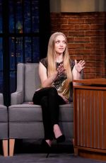 AMANDA SEYFRIED at Late Night with Seth Meyers in New York 08/07/2019