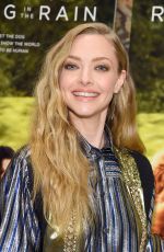 AMANDA SEYFRIED at The Art of Racing in the Rain Premiere in New York 08/05/2019