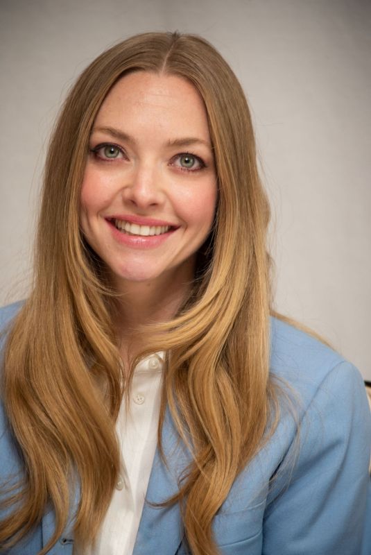 AMANDA SEYFRIED at The Art of Racing in the Rain Press Conference in Los Angeles, August 2019