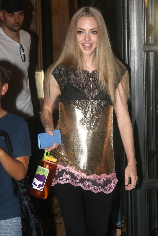 AMANDA SEYFRIED Night Out in New York 08/07/2019