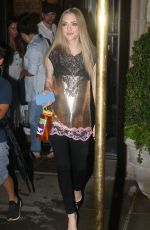 AMANDA SEYFRIED Night Out in New York 08/07/2019