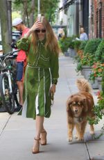 AMANDA SEYFRIED Out with Her Dog Finn in New York 08/06/2019