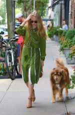 AMANDA SEYFRIED Out with Her Dog Finn in New York 08/06/2019