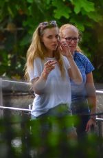 AMANDA SYEFRIED in Denim Shorts Out in New York 08/05/2019