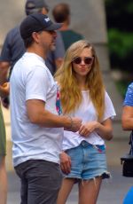 AMANDA SYEFRIED in Denim Shorts Out in New York 08/05/2019