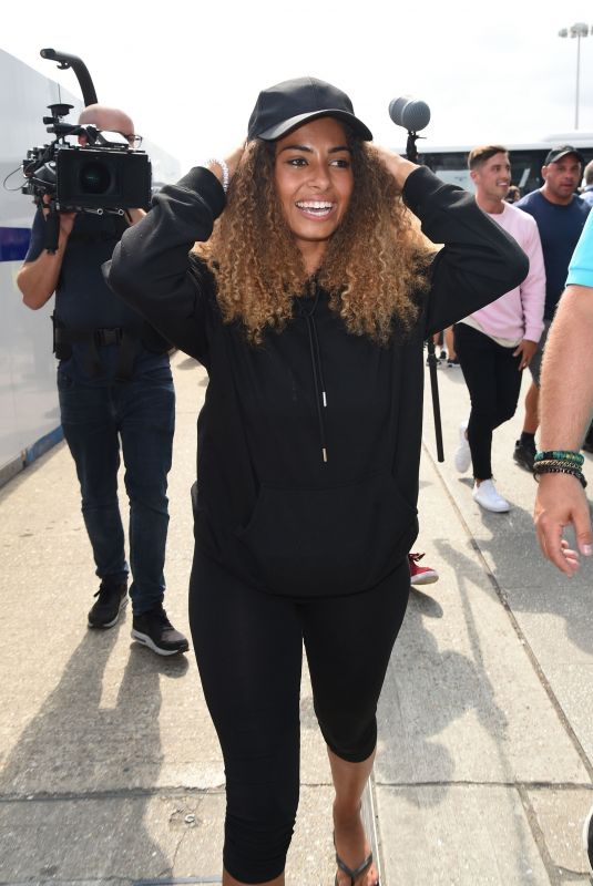 AMBER GILL at Stansted Airport in London 07/31/2019