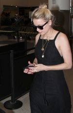 AMBER HEARD at LAX Airport in Los Angeles 08/15/2019