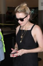 AMBER HEARD at LAX Airport in Los Angeles 08/15/2019