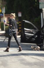 AMBER HEARD Out with Her Dog in Los Angeles 08/07/2019