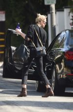 AMBER HEARD Out with Her Dog in Los Angeles 08/07/2019