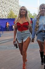 AMBER TURNER Arrives at Ariana Grande