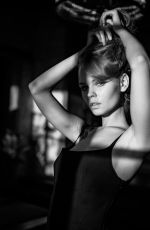 ANASTASIYA SCHEGLOVA on the Set of a Photoshoot, May 2019