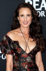 ANDIE MACDOWELL at Ready or Not Screening in Culver City 08/19/2019