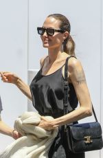ANGELINA JOLIE Arrives at Fred Segal in West Hollywood 08/02/2019