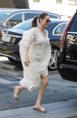 ANGELINA JOLIE Shoping at Yves Saint lLaurent Store on Rodeo Dr. in Beverly Hills 08/05/2019