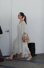 ANGELINA JOLIE Shoping at Yves Saint lLaurent Store on Rodeo Dr. in Beverly Hills 08/05/2019