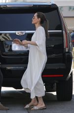 ANGELINA JOLIE Shoping at Yves Saint lLaurent Store on Rodeo Dr. in Beverly Hills 08/05/2019