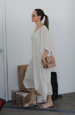 ANGELINA JOLIE Shoping at Yves Saint lLaurent Store on Rodeo Dr. in Beverly Hills 08/05/2019