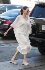 ANGELINA JOLIE Shoping at Yves Saint lLaurent Store on Rodeo Dr. in Beverly Hills 08/05/2019