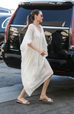 ANGELINA JOLIE Shoping at Yves Saint lLaurent Store on Rodeo Dr. in Beverly Hills 08/05/2019