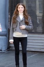 ANNA KENDRICK on the Set of Love Life in New York 08/30/2019