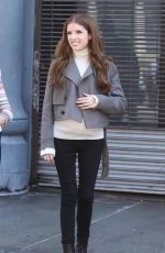 ANNA KENDRICK on the Set of Love Life in New York 08/30/2019