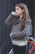 ANNA KENDRICK on the Set of Love Life in New York 08/30/2019