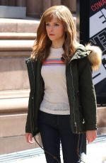 ANNA KENDRICK on the Set of Love Life in New York 08/30/2019