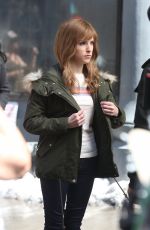 ANNA KENDRICK on the Set of Love Life in New York 08/30/2019