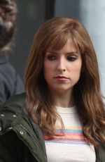 ANNA KENDRICK on the Set of Love Life in New York 08/30/2019