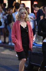 ANYA TAYLOR-JOY on the Set of Last Night in Soho in London 08/01/2019